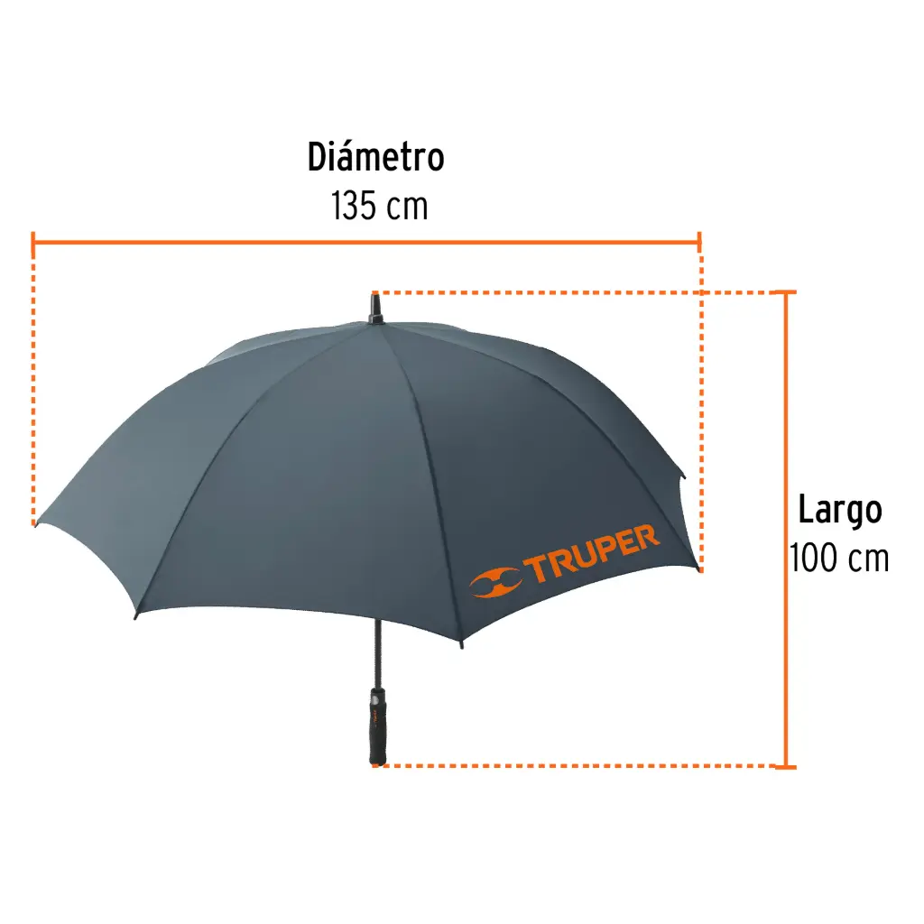 Paraguas de 130 cm TRUPER  65012