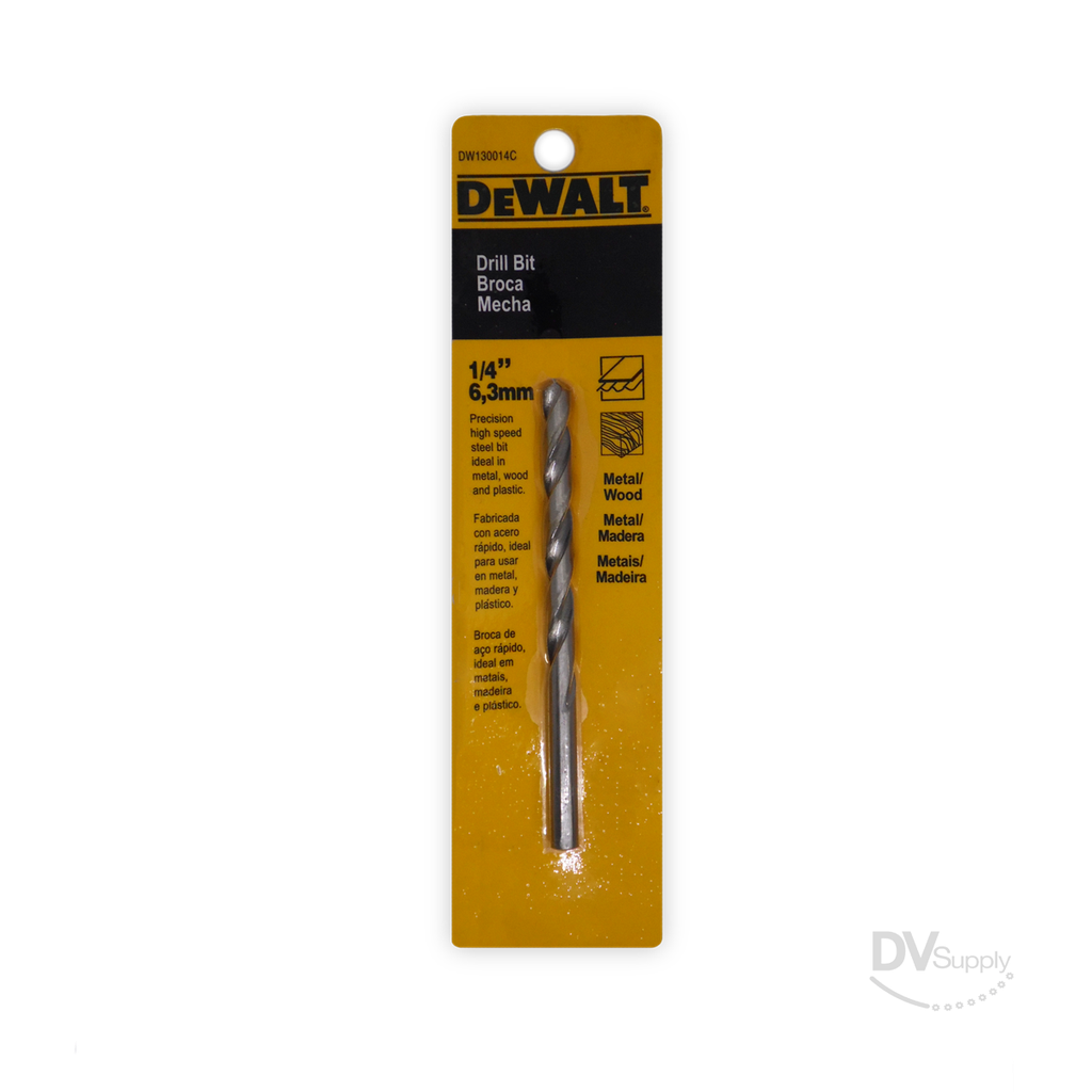 BROCAS PARA METAL 1/4 DE WALT
