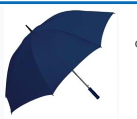 SOMBRILLA AZUL CON 4 LOGOS CON AGARRADOR LISO INTERBANCO 2026