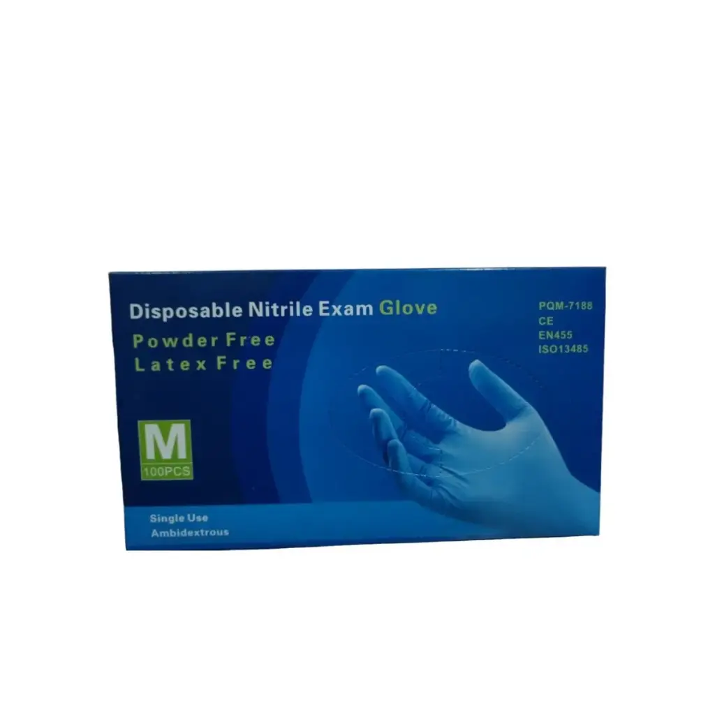 GUANTES DE NITRILO TALLA M C/50 PARES