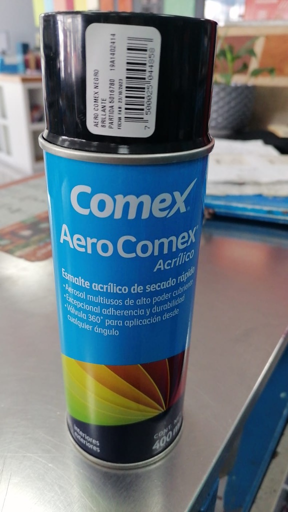 SPRAY NEGRO BRILLANTE