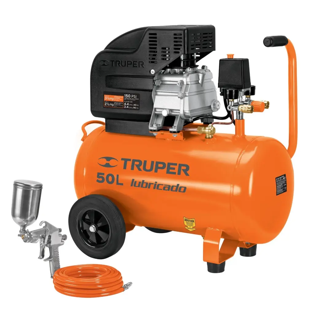 Compresor horizontal 50L, 3-1/2 HP (potencia máxima),127 V CODIGO HP   15007