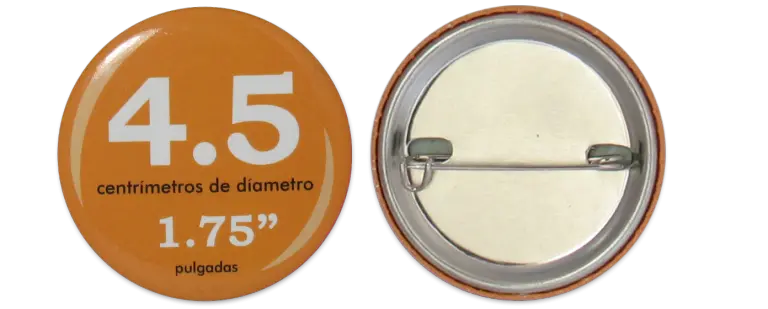 Botones publicitarios en medidas de 4.5 cm diametro  FICOHSA
