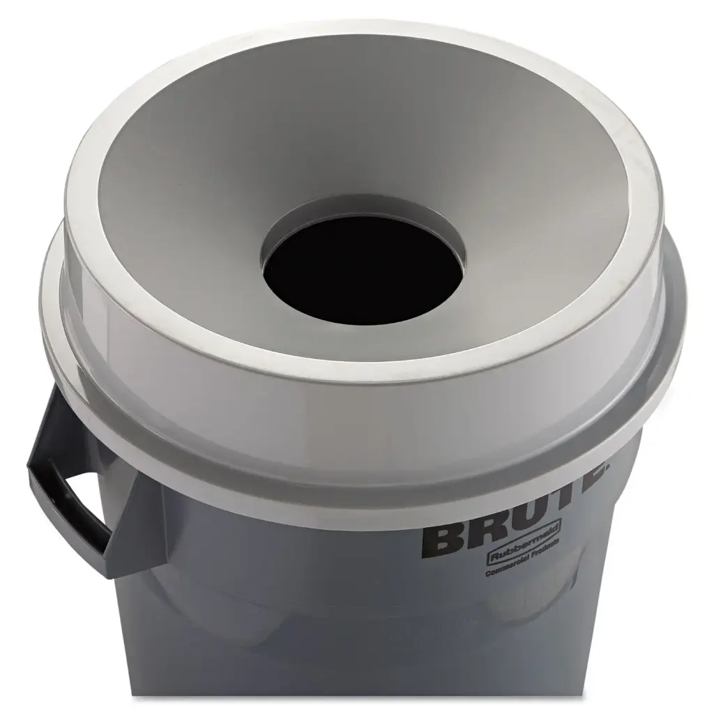 TAPA TIPO EMBUDO P/BASURERO 2632 RUBBERCOMERC/ REF. FG354300GRAY