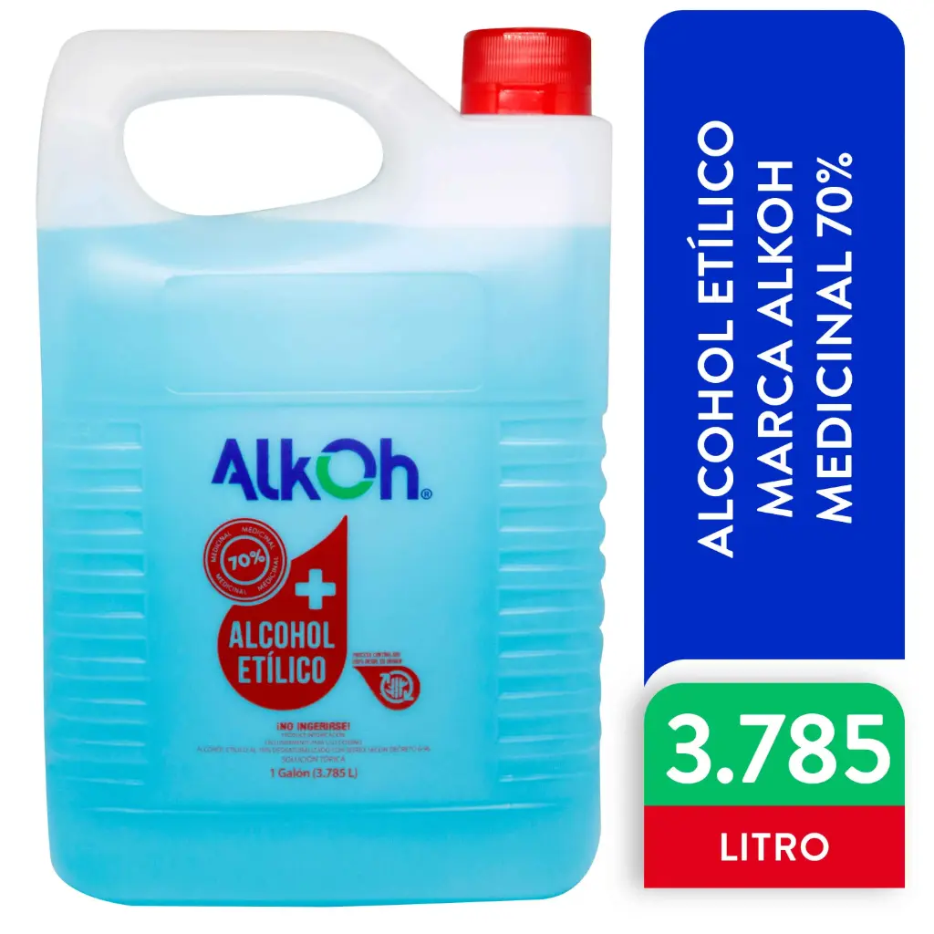 ALCOHOL LÍQUIDO AL 70% GALON