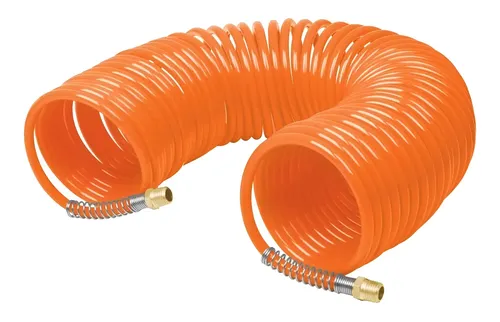 Manguera tipo resorte para compresor, 1/4" x 50 ft  19075