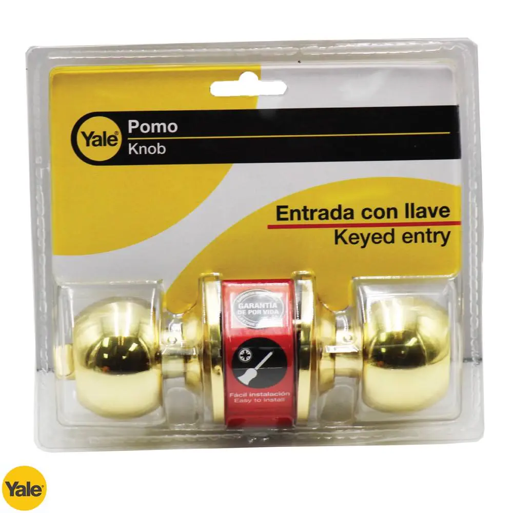 CHAPA DE BOLA P/ DORMITORIO MARCA YALE