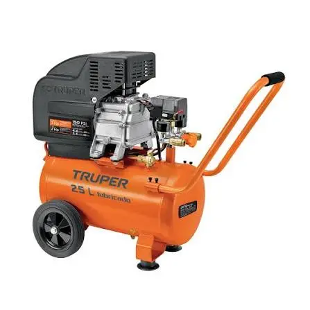 Compresor horizontal, 25 L, 3 HP (potencia máxima ), 120 V  CODIGO HP 15006