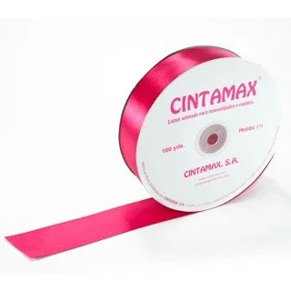 LISTON SATINADO LISO 36MM FUCSIA 100 YARDAS