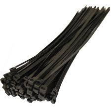 CINCHOS PLASTICOS 11" NEGROS