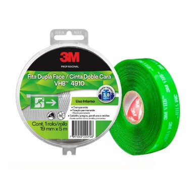 (DESCONTINUADO) MOUNTING TRANSPARENTE 3M  19MM X 5METROS - BAM