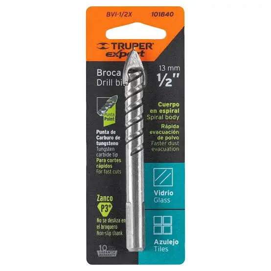 BROCA PUNTA DE CARBURO 1/2x 1/2