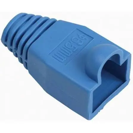 Conector RJ45 con Protector Azul Cat. 6