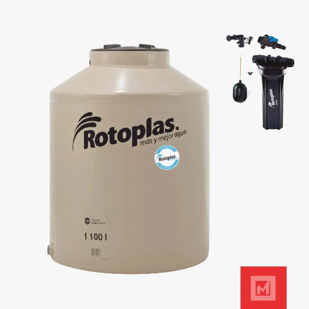Tinaco Mejor Agua Con Accesorios 1,100 Litros