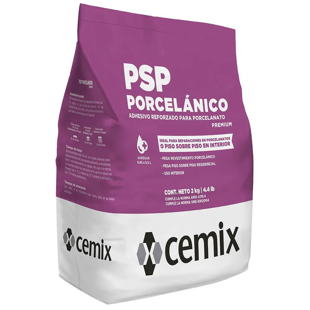 Adhesivo Pegamix Psp Gris 2Kg Cemix