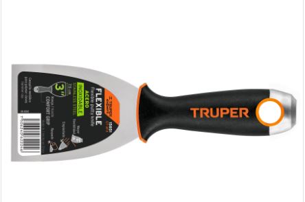 ESPATULA FLEXIBLE DE 3", ACERO INOXIDABLE MANGO GRIP (15851)