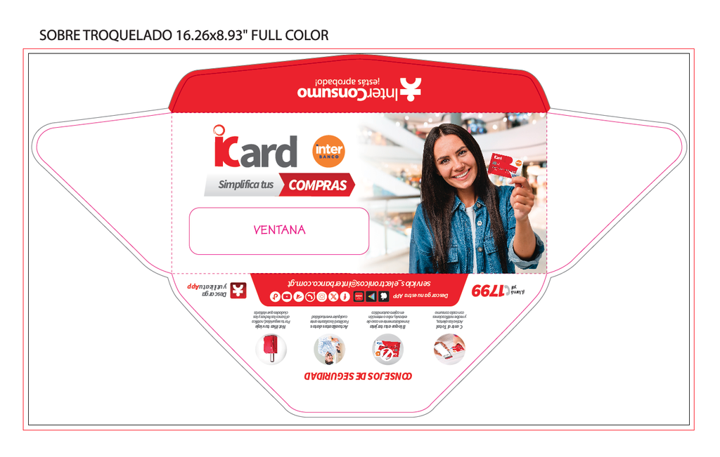 SOBRES ICARD INTERCONSUMO  PAQ500