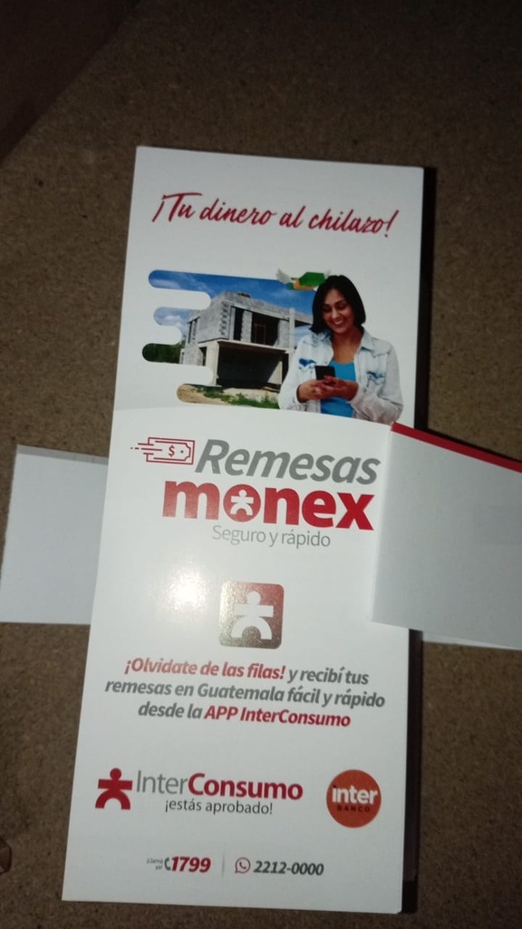 UNIFOLIAR IC-REMESAS MONEX