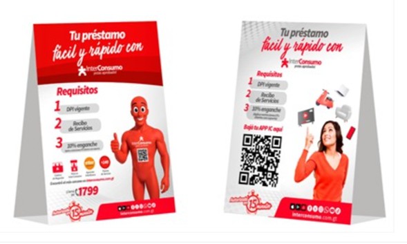 Table tent Tu prestamo IC