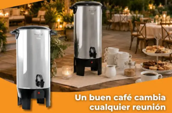 PERCOLADORA 50 TAZAS-DVSUPPLY MODELO 1050