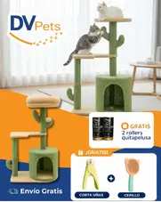 KIT ARBOL RASCADOR+NAIL CLIPPER + CEPILLO + RODILLO QUITA PELUSA