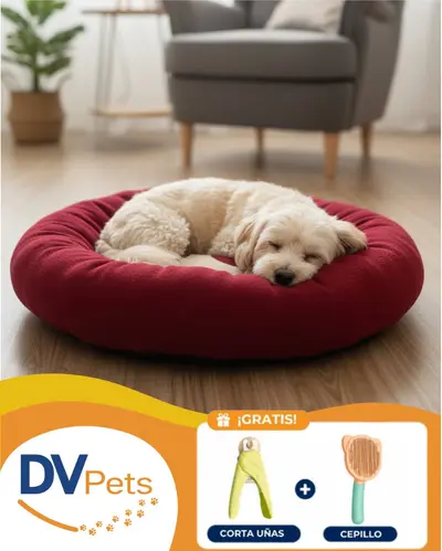 COMBO DE CAMA 80CM+CEPILLO+CORTADOR DE UÑAS PARA MASCOTAS