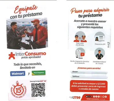 UNIFOLIARES MOTOS INTERCONSUMO                                 