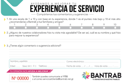 [IMP2263] BOLETA DE SUGERENCIAS B/50 BT0045